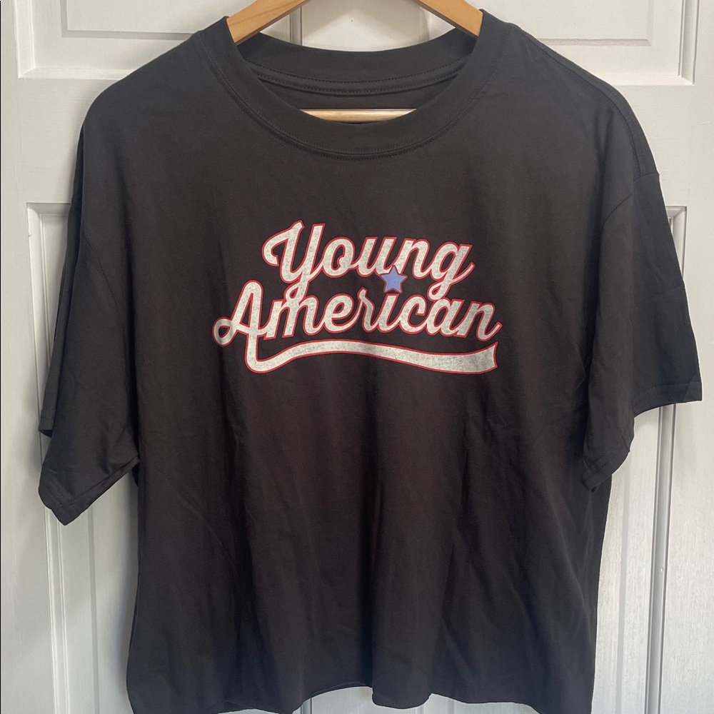 Mighty Fine young American cropped tee shirt